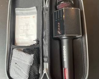 BONAOK Wireless Bluetooth Karaoke Microphone