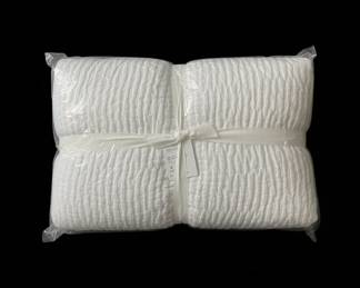 Pottery Barn Washed Organic Cotton Quilt