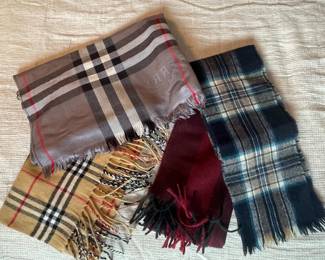 Burberry Nova Check and Christian Dior  Scarves