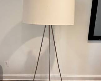 Tripod Floor Lamp with Drum Shade