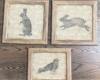 Framed Antique Linen Art Prints