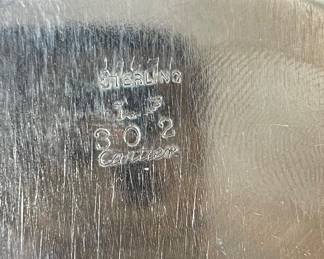 Cartier Sterling Silver Coaster