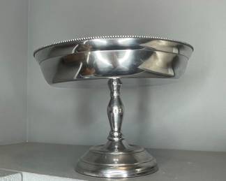 SilverTone Pedestal Compote