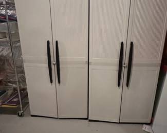 HDX Plastic Freestanding Garage Storage Cabinets second image