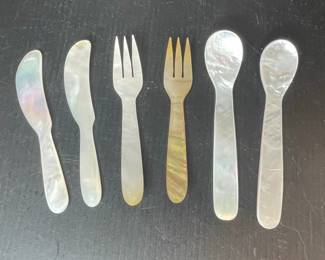 Mother of Pearl Caviar Spoons and Spreaders with Tahanan by Kultura Branding