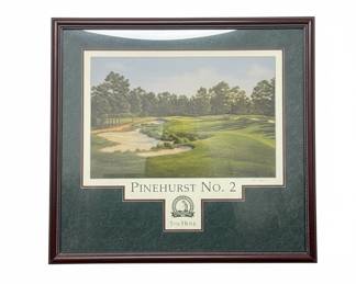 Pinehurst No. Golf Course Print  fifth Hole