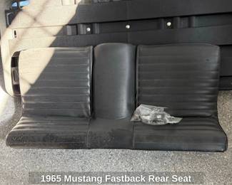 Mustang Fastback Rear Seat