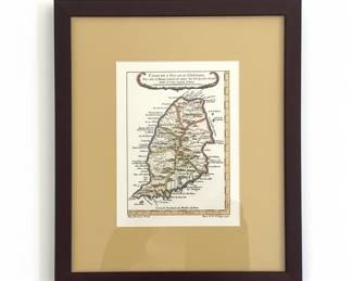 Carte de lIsle de la Grenade Map