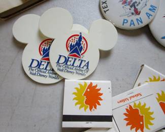 Airlines advertising ephemera