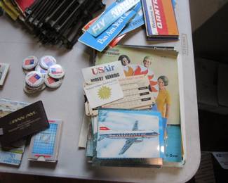 Airlines advertising ephemera