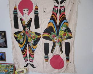 Sybil - The Toyworks 1975 fabric of Boudoir doll complete.