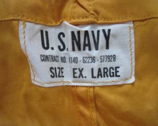 Vintage US Navy Rare over parka with pants for Antartica trials from the 1950's/60's