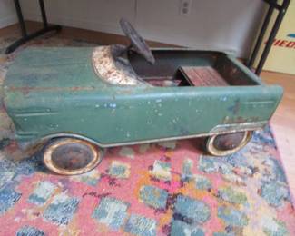 Vintage pedal car