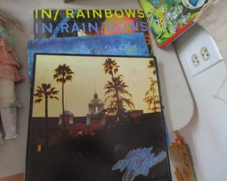 Nice selection of vintage rock records - vintage vinyl