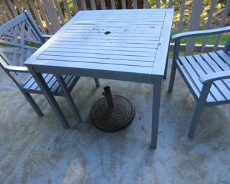 Nice selection of teak outdoor furniture by Safavich