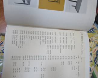 1965 Mid Century Modern furniture catalog with price sheets