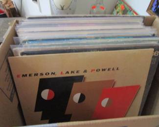 Nice selection of vintage rock records - vintage vinyl