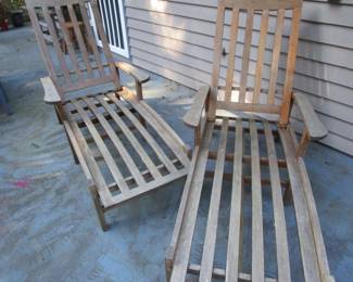 Nice selection of teak outdoor furniture by Safavich