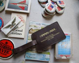Airlines advertising ephemera