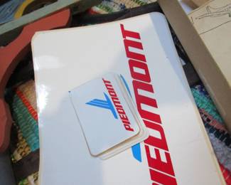 Airlines advertising ephemera