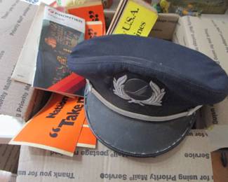 Pilots hat with pin inside are patches 