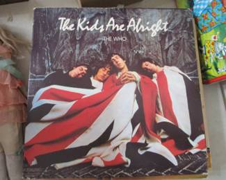 Nice selection of vintage rock records - vintage vinyl
