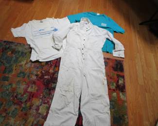 National Airlines clothing including vintage tees and Lee Union coveralls