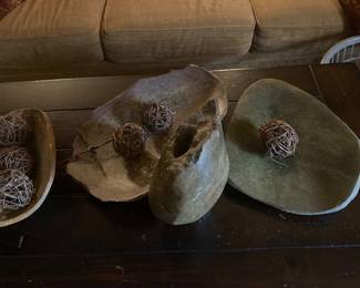 Rock bowls and Vases by Russel Everette