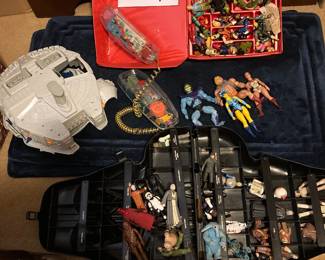 1980s Vintage GI Joes. Star Wars  He Man Toys Clear Telephone