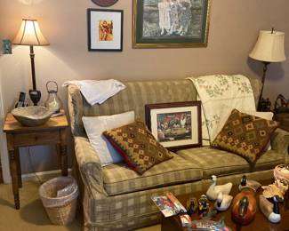 Duck Decoys Trunk/chest Art Bacon Framed Print