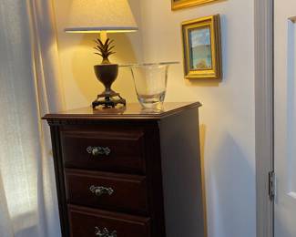 Lingerie Chest Brass Pineapple Lamp