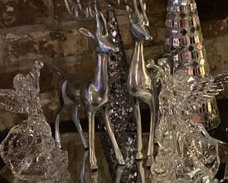 Acrylic angels Silver Christmas Trees