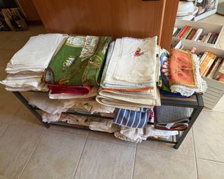 Table Linens & Bench 