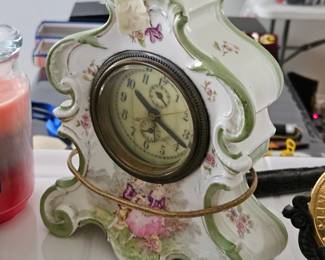 Vintage porcelain clock
