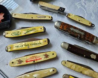 Vintage advertisement pocket knifes 