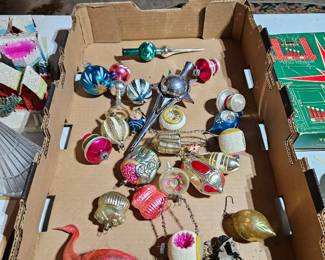 Vintage christmas ornaments 