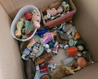 Antique toys figurines 