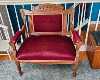 Victorian Eastlake arm chair 