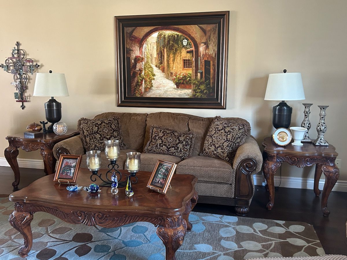 Matching living room set