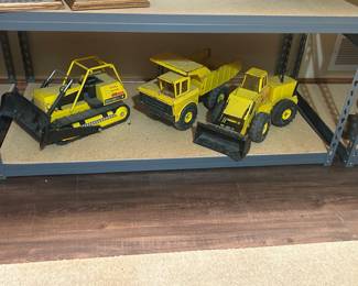 Older Metal Tonka toys