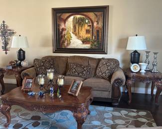 Matching living room set