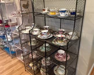 large collection teacups 