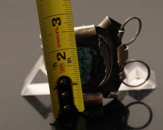 Huge sterling silver turquoise