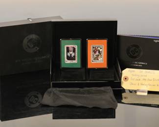 Find silver, DC Joker and Harley Quinn LTD 2oz