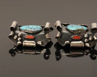 Huge sterling silver turquoise