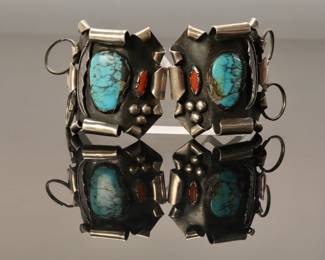 Huge sterling silver turquoise