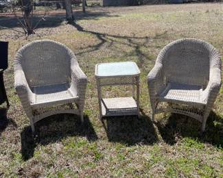 Great condition wicker set
