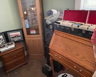 Safe, desk, curio