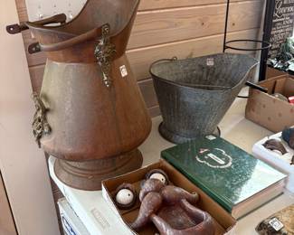 Galvanized Coal Bucket, Old Man in the Tree Birdfeeder, Delta Zeta Sorority Alumnae Directory, Vintage Copper Coal Pail