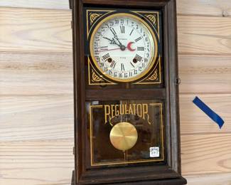 Vintage Regulator 31 Day Wall Clock